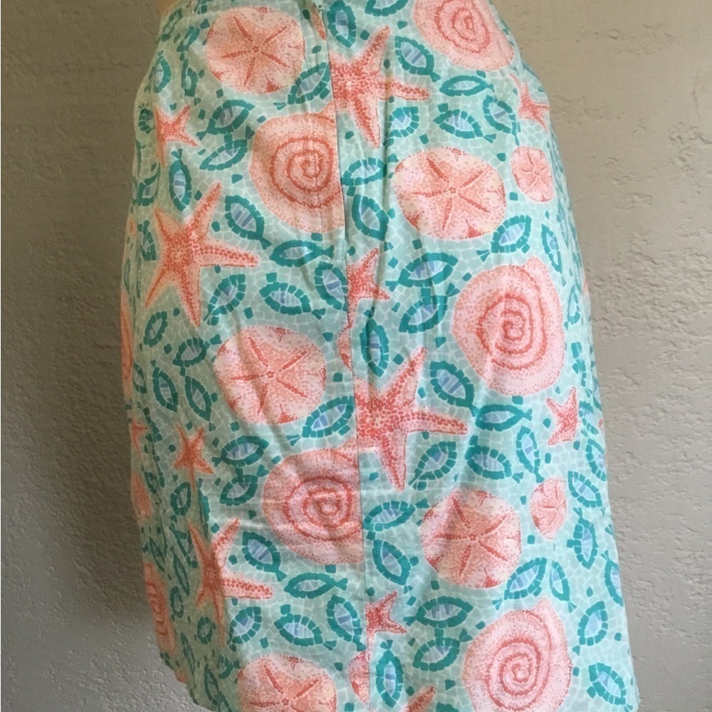 Lilly Pulitzer Starfish cotton skirt Sz 4